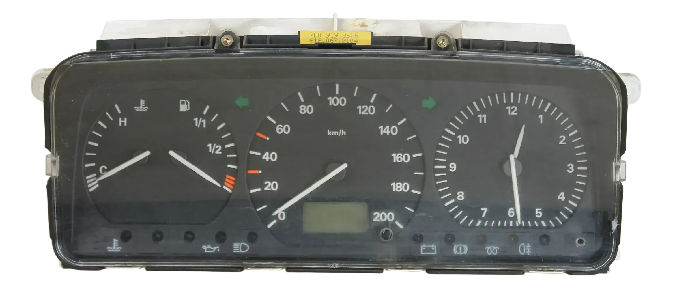 VW T4 2.5 TDI Kombiinstrument Tacho Diesel Tachometer 96-98 7D0919850H - Bild 1