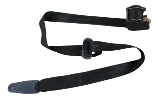 VW T4 Doka Sicherheitsgurt Gurt hinten links rechts schwarz Sitzbank 729857815 - Bild 1