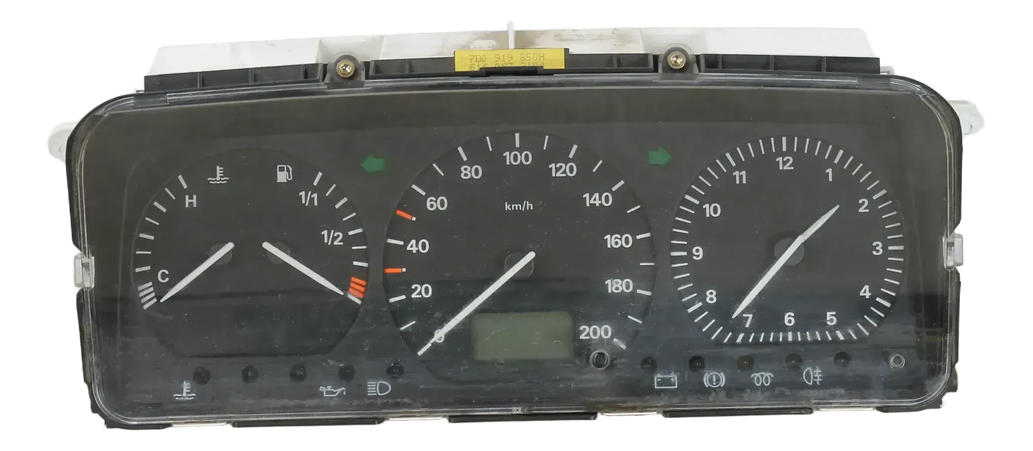 VW T4 2.5 TDI Kombiinstrument Tacho Diesel Tachometer 96-98 7D0919850H - Bild 1