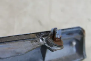 VW T4 Leiste Griffleiste Flügeltür außen hinten lackiert nebioblau LL5Y 7D1827577A - Bild 8