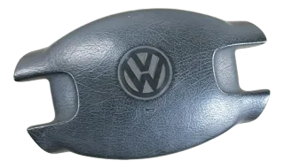 VW T4 Hupenknopf Hupe Lenkrad schwarz Kunststoff 99-03 7D0419669E - Bild 1