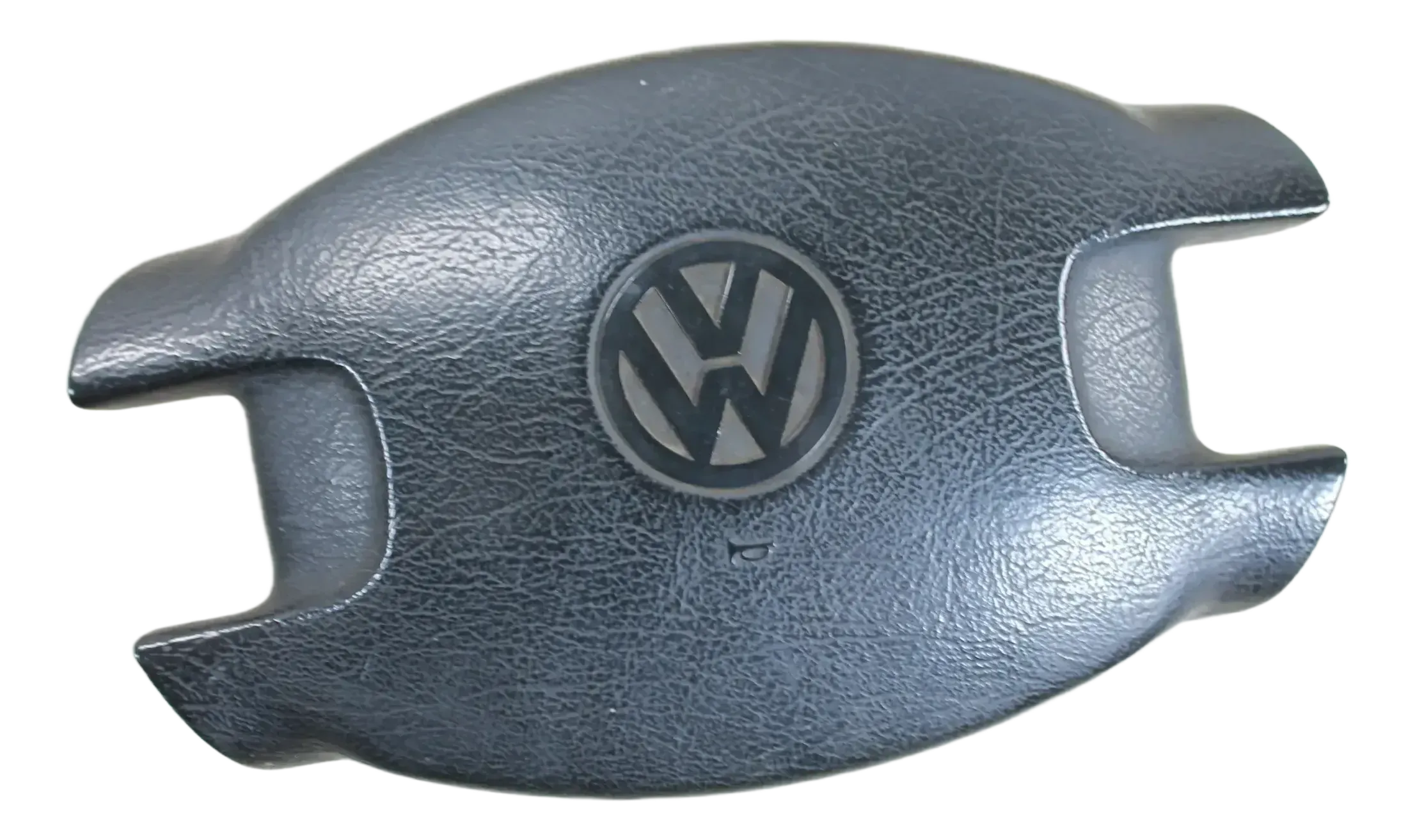 VW T4 Hupenknopf Hupe Lenkrad schwarz Kunststoff 99-03 7D0419669E - Bild 1
