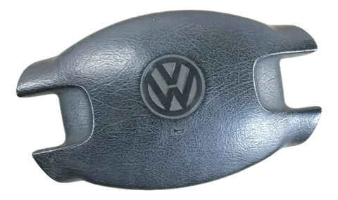 Background image for VW T4 Hupenknopf Hupe Lenkrad schwarz Kunststoff 99-03 7D0419669E