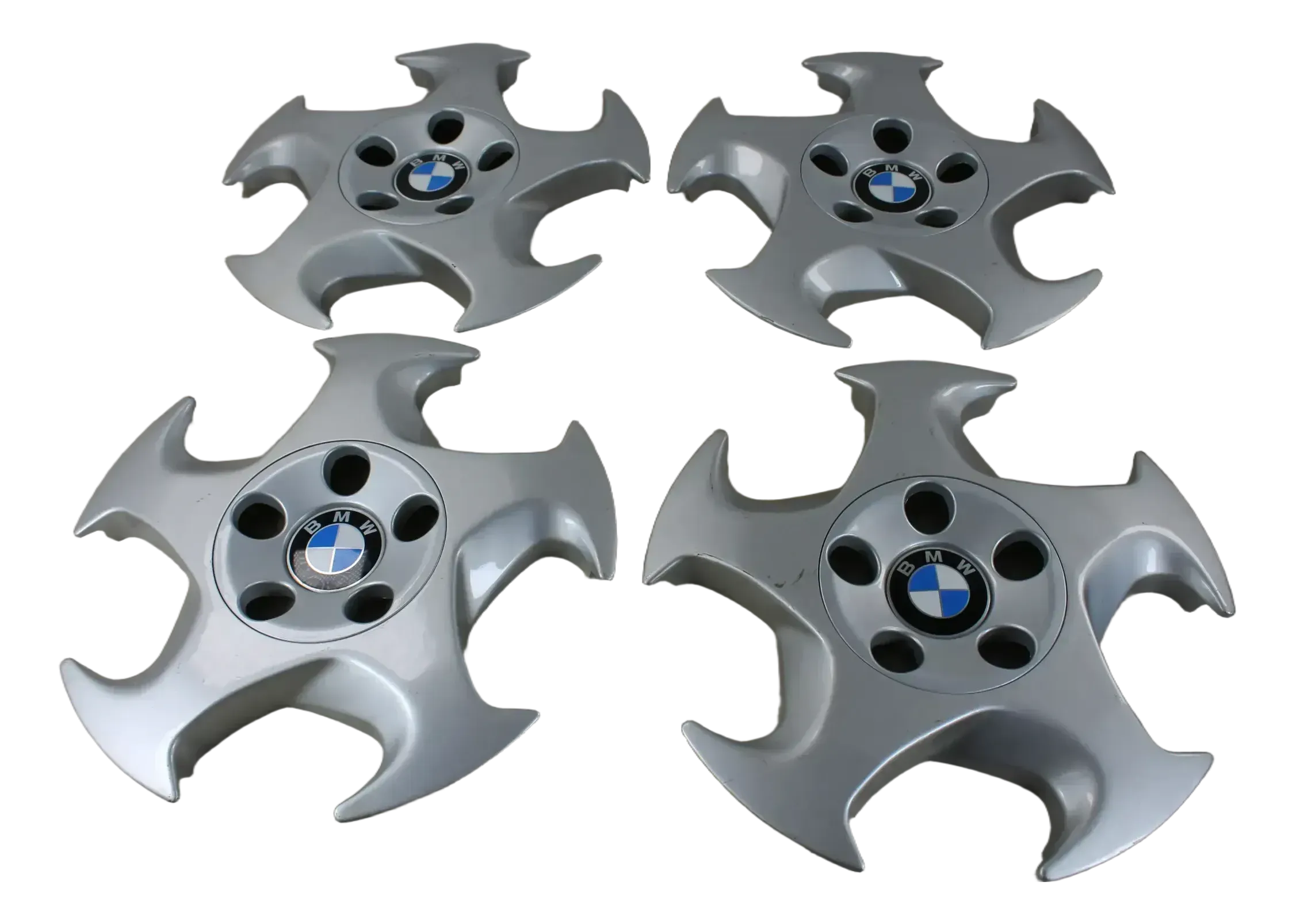 BMW E34 M5 Radabdeckungen M System II Throwing Stars Styling 21 5er Abdeckungen rechts links Cover 22270080 22270070 - Bild 1