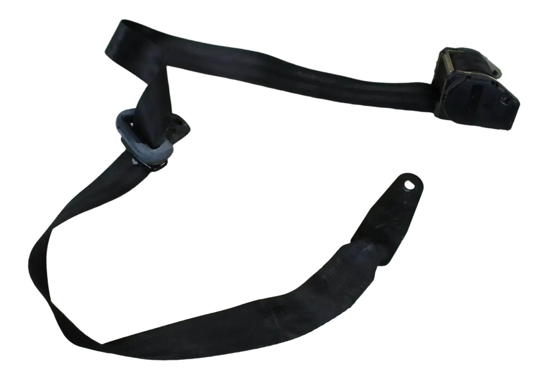 VW T4 Doka Sicherheitsgurt Gurt hinten links rechts schwarz Sitzbank 729857815 - Bild 1