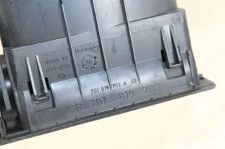 VW T4 Rahmen Lichtschalter Luftdüse links Armaturenbrett Abdeckung Blende Halter 701858255 - Bild 7