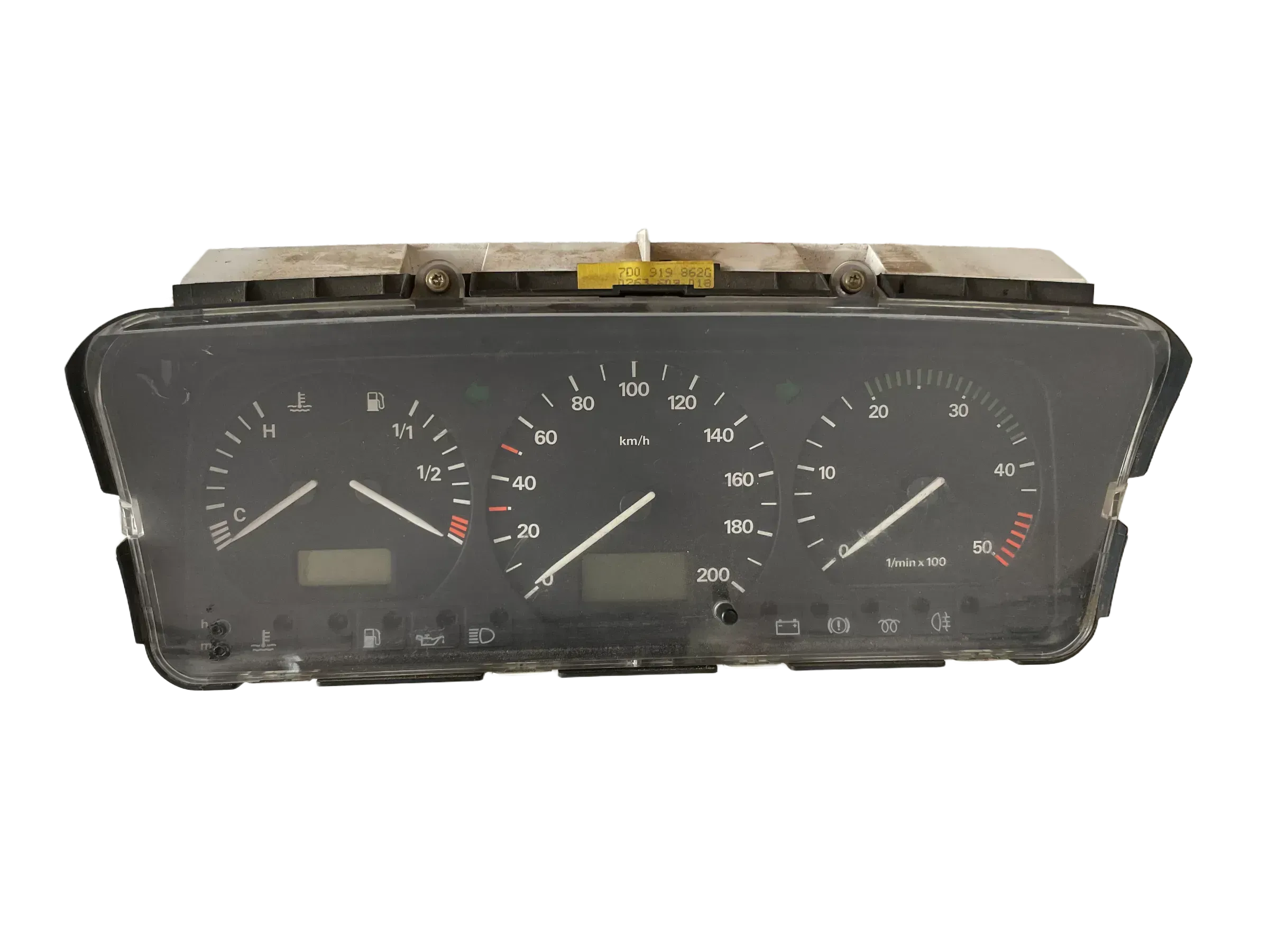 VW T4 2.5 TDI Kombiinstrument Tacho Diesel Drehzahlmesser DZM 96-98 7D0919862G - Bild 1