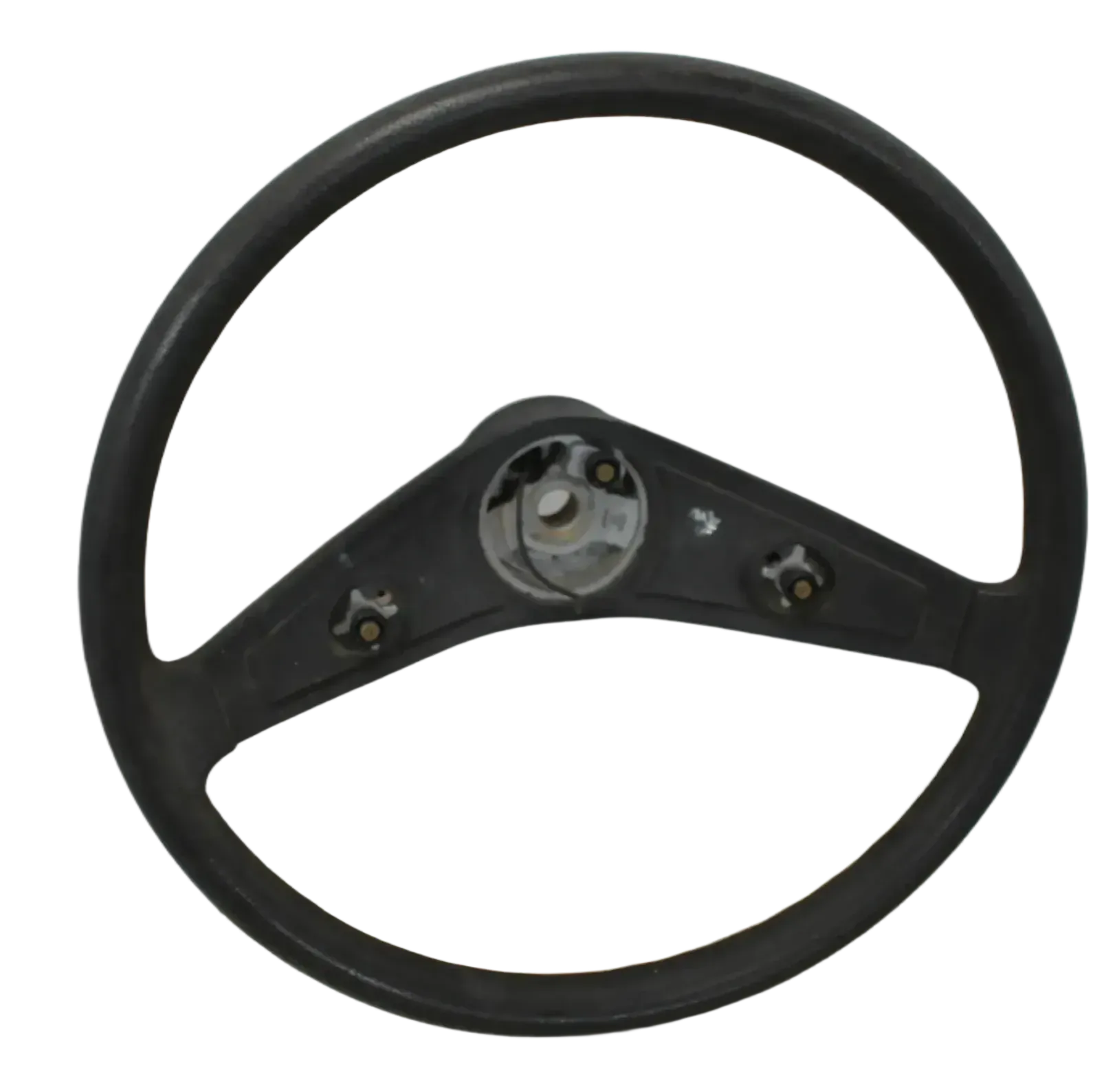 VW Golf 1 I Lenkrad Kunststofflenkrad schwarz Jetta Caddy MK1 171419091A - Bild 1