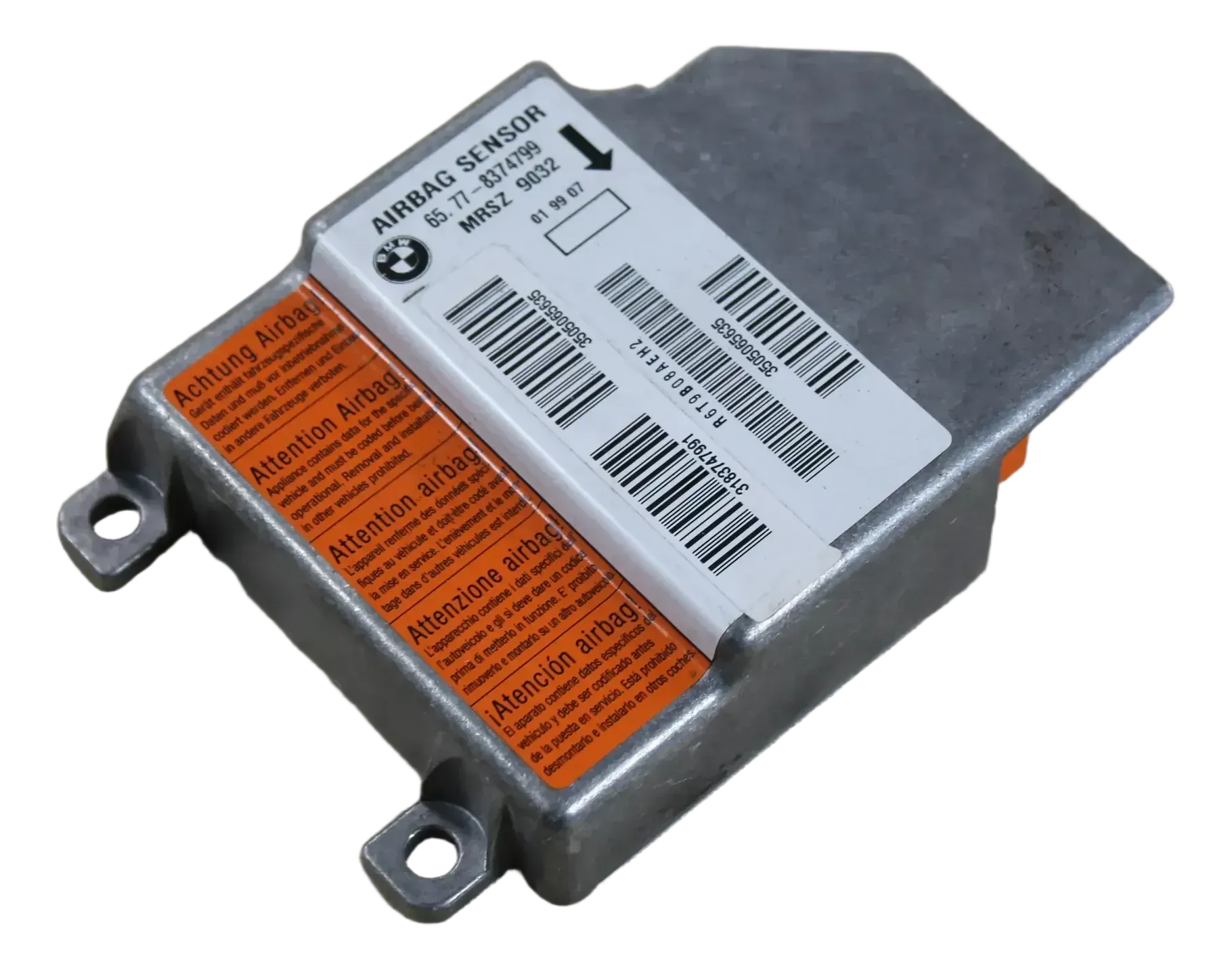BMW E36 Steuergerät Airbag Airbagsteuergerät Modul Seitenairbag 65778374799 - Bild 1